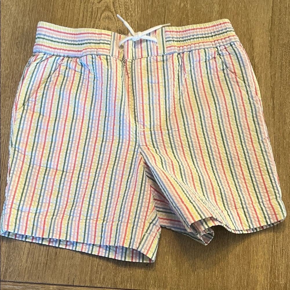 Adorable seersucker shorts